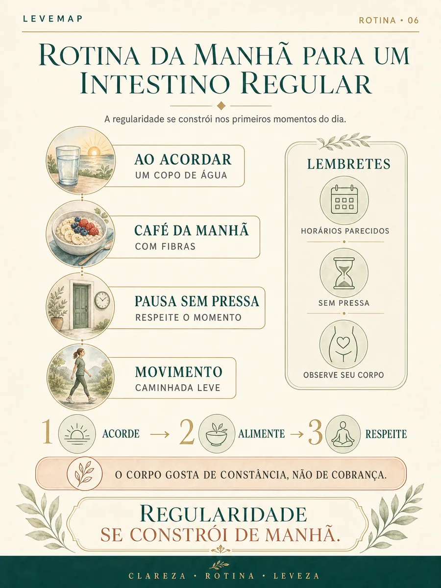 Ficha LEVEMAP 05 — Rotina da manhã para um intestino regular