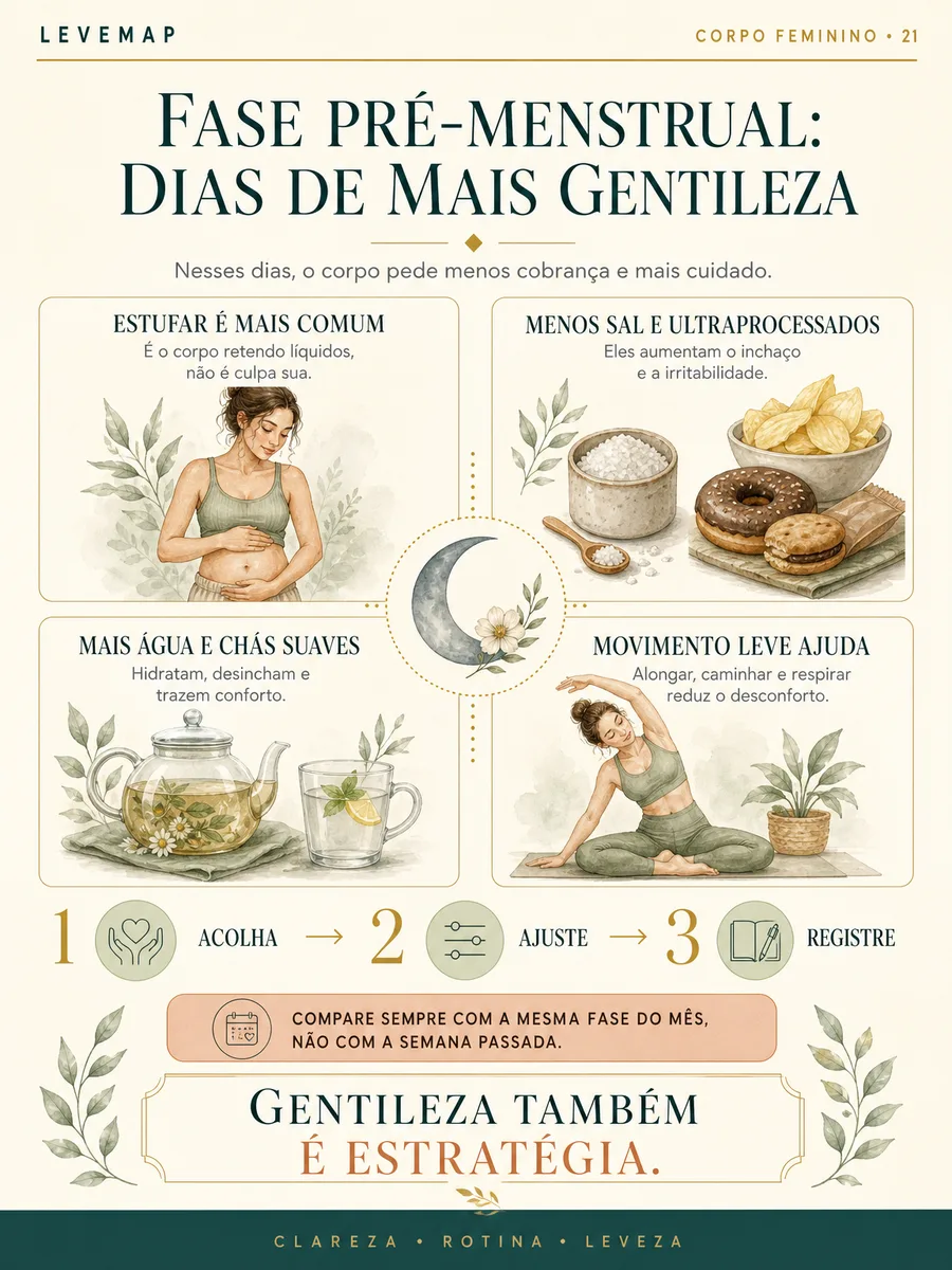 Ficha LEVEMAP 19 — Fase pré-menstrual: dias de mais gentileza