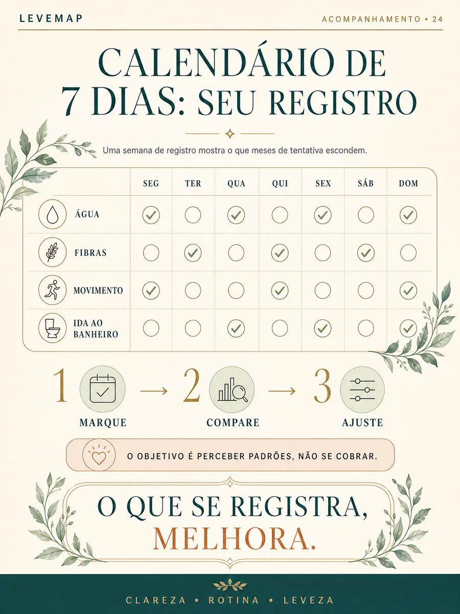 Ficha LEVEMAP 22 — Calendário de 7 dias: seu registro